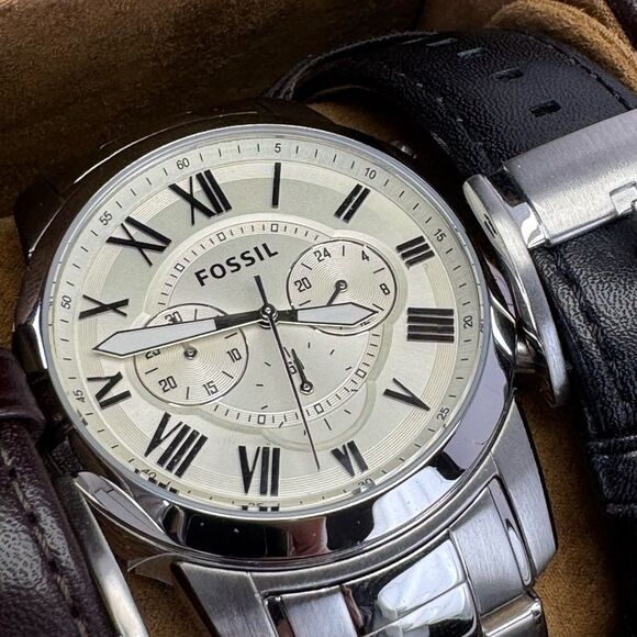 Fossil Men's Grant Analog Reversible Watch Set FS5123SET - Picture 4 of 8
